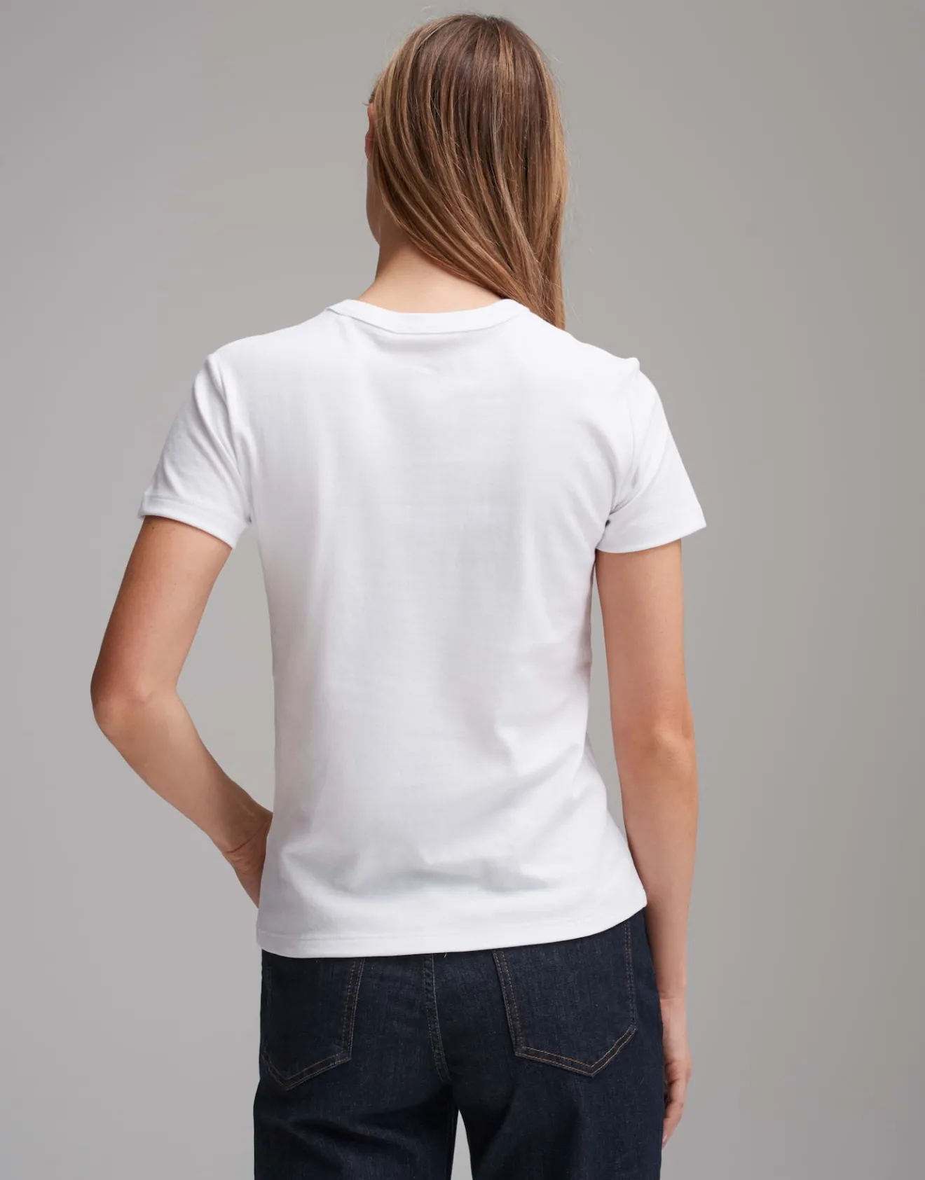 Fashion T-Shirt SAMUN Slim aus BCI Cotton Mix Basics|Shirts