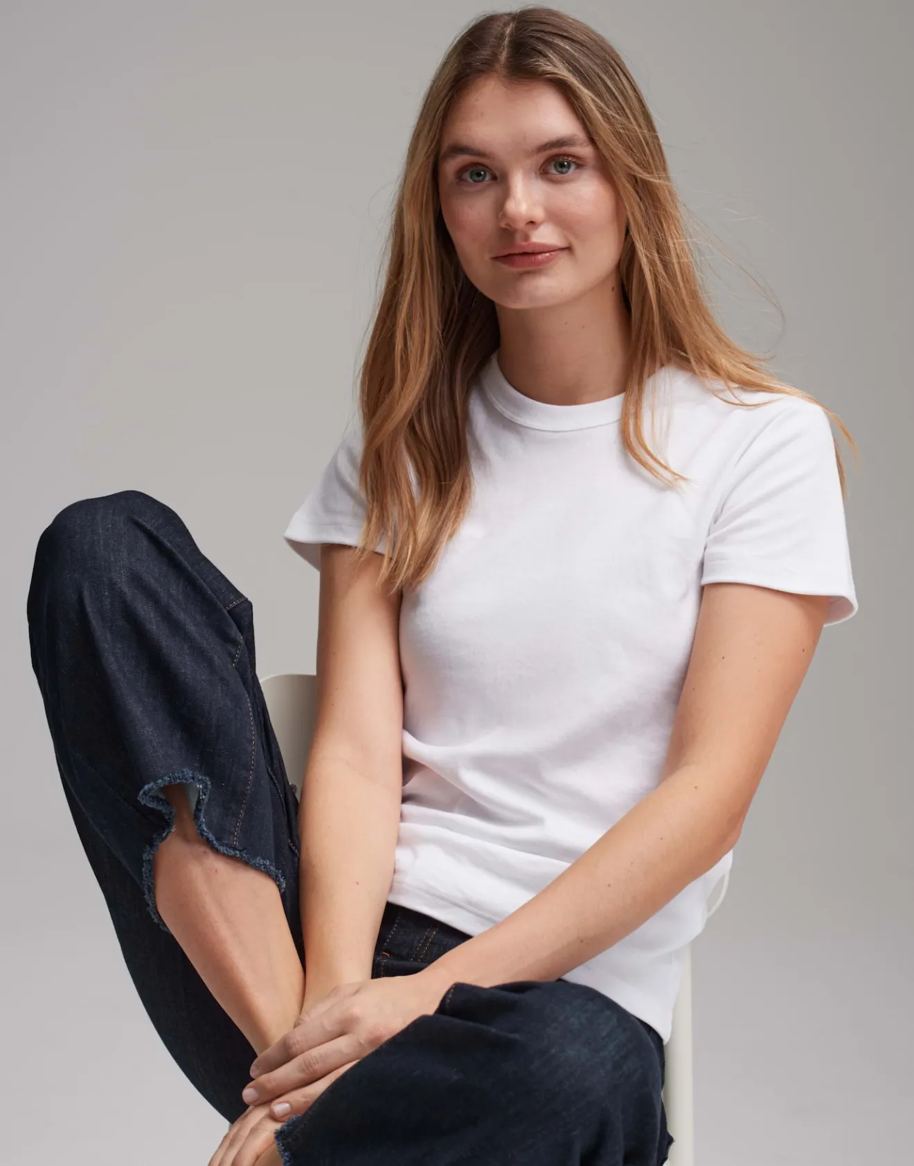 Fashion T-Shirt SAMUN Slim aus BCI Cotton Mix Basics|Shirts
