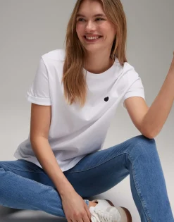 Outlet T-Shirt SERZ Regular aus Organic Cotton Basics|Shirts