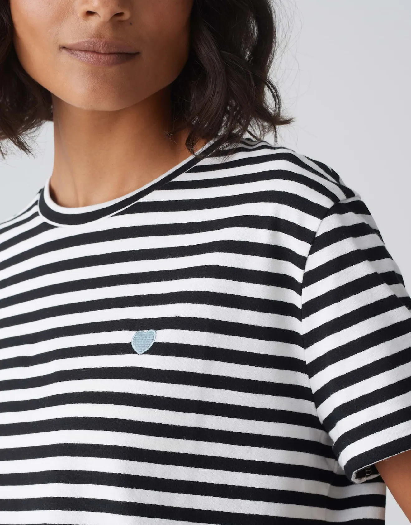 Cheap T-Shirt SERZ STRIPE Regular aus Organic Cotton Basics|Shirts