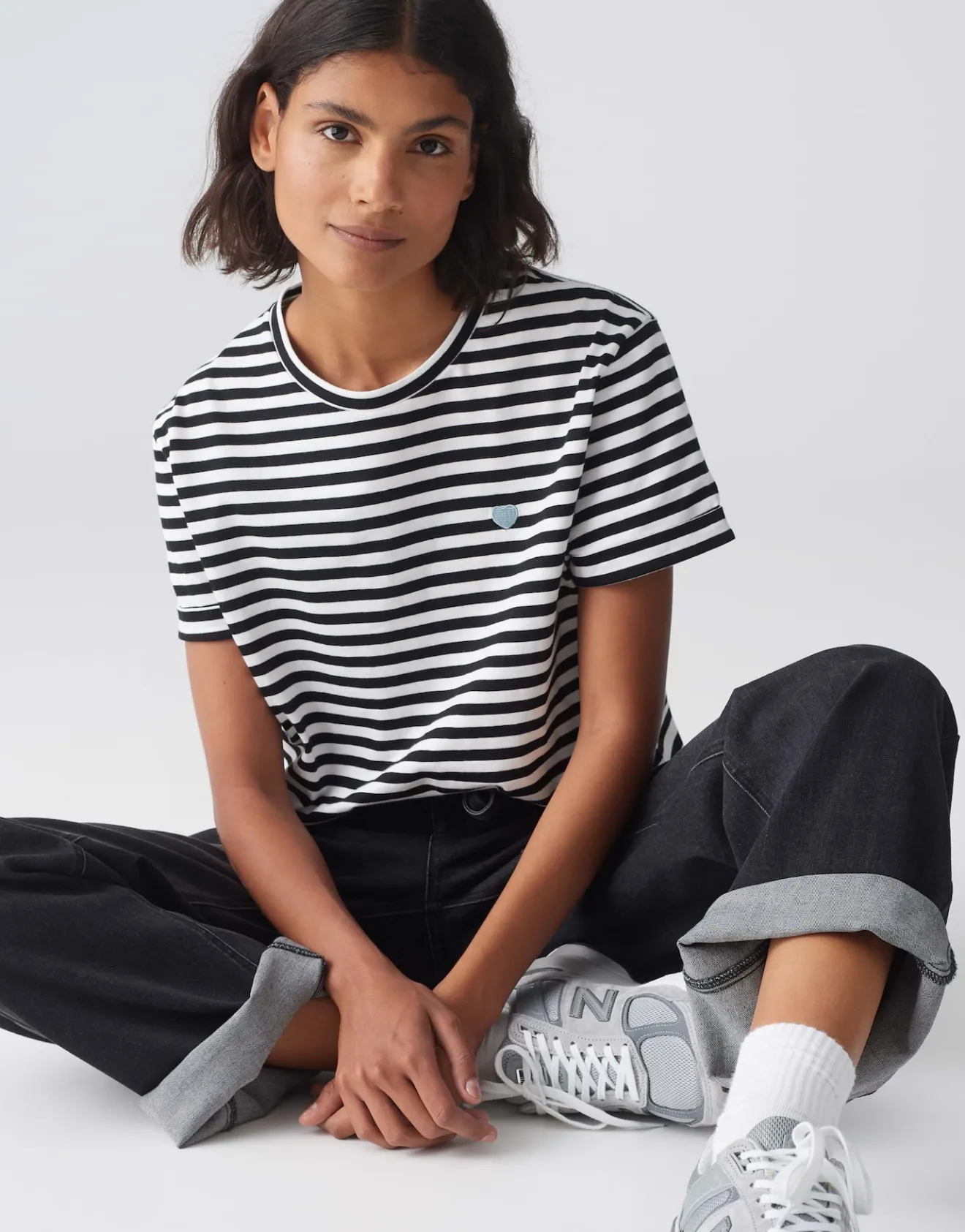 Cheap T-Shirt SERZ STRIPE Regular aus Organic Cotton Basics|Shirts