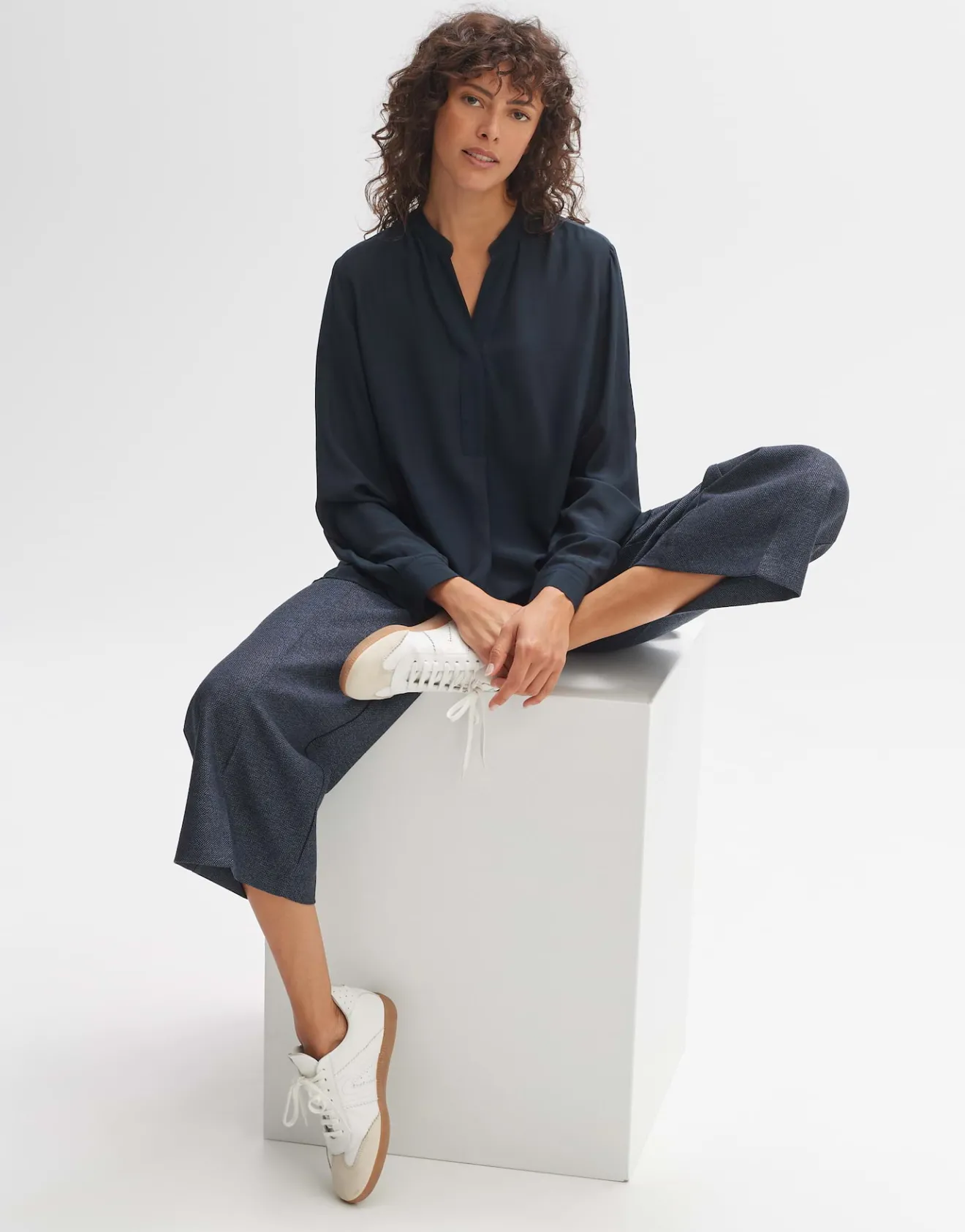 Clearance Tunikabluse FACURA Loose aus Viskose Blusen