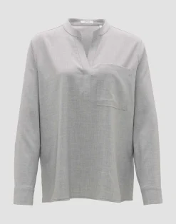 Best Tunikabluse FANELL Regular aus weichem Flanell Blusen