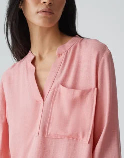 Discount Tunikabluse FANELL Regular aus weichem Flanell Blusen