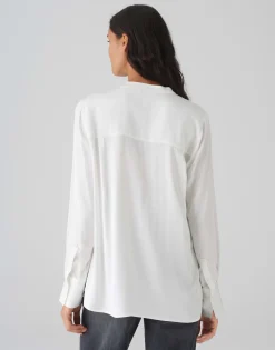 Discount Tunikabluse FANJI Regular aus Satin Blusen