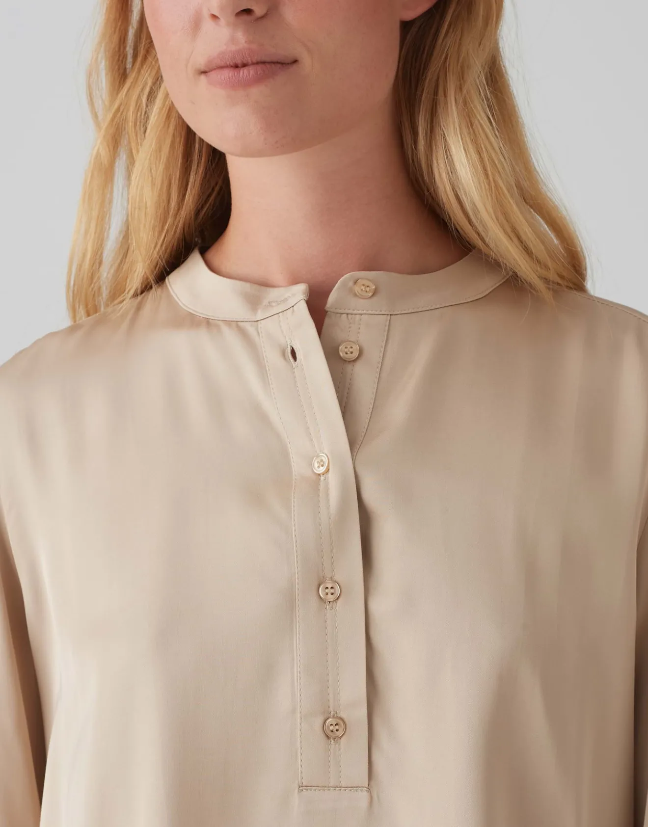 Fashion Tunikabluse FANJI Regular aus Satin Blusen