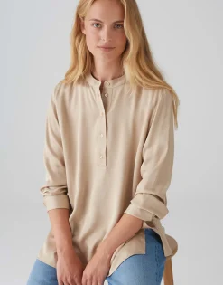 Fashion Tunikabluse FANJI Regular aus Satin Blusen