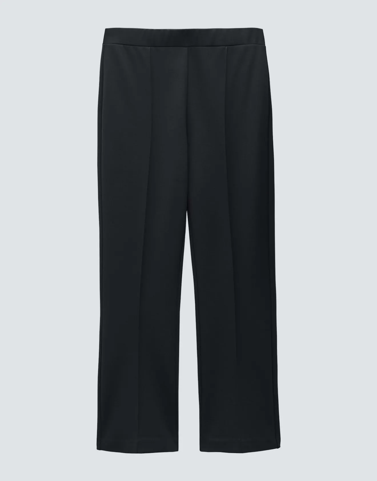 Clearance Verkürzte Flared Pants CURINNA DETAIL aus Sweatware Hosen