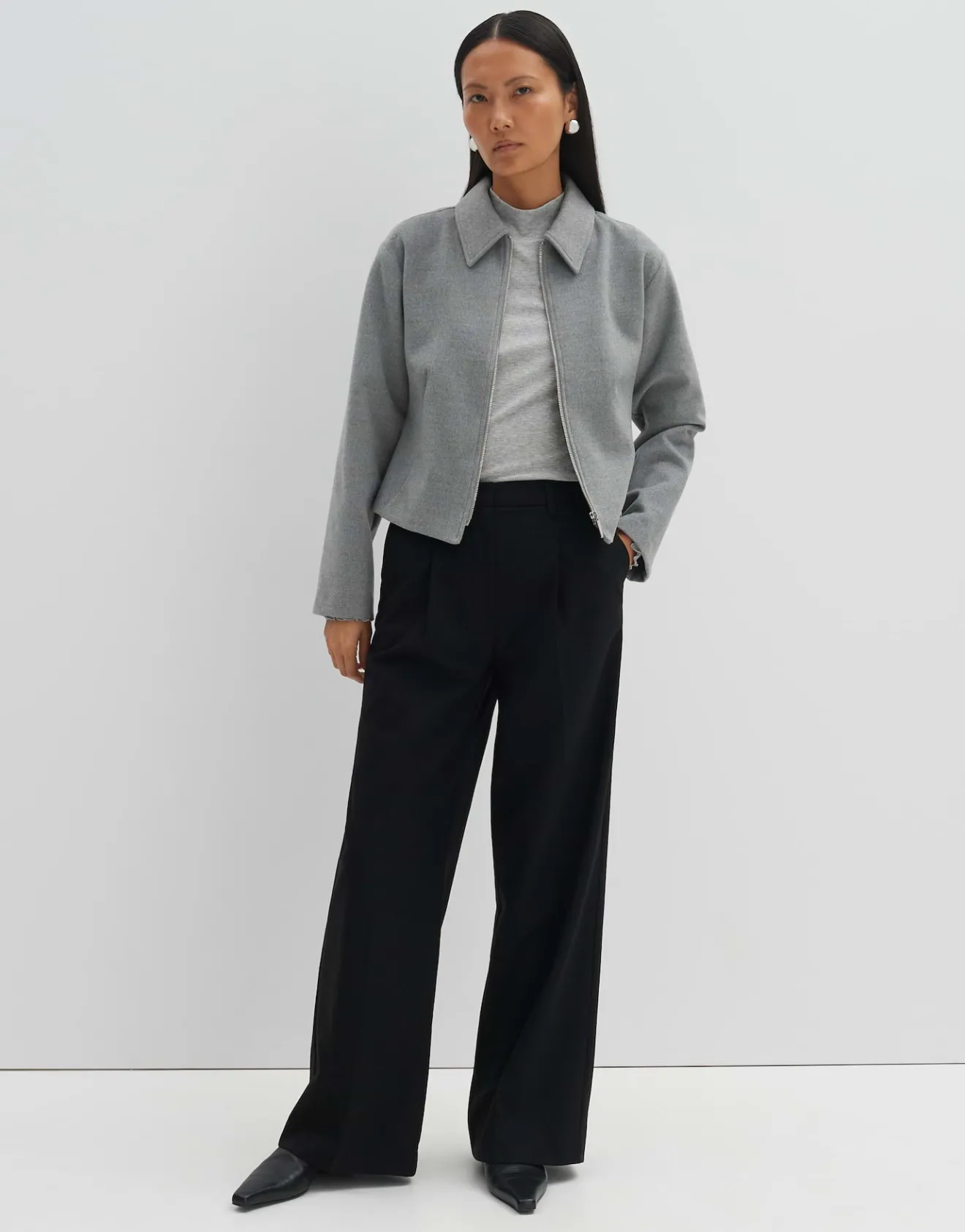 Online Weiche Blazerjacke NILAH in Woll Optik Blazer & Westen