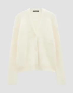 Fashion Weiche Strickjacke TANNAH Loose in Fake Fur Optik Strick