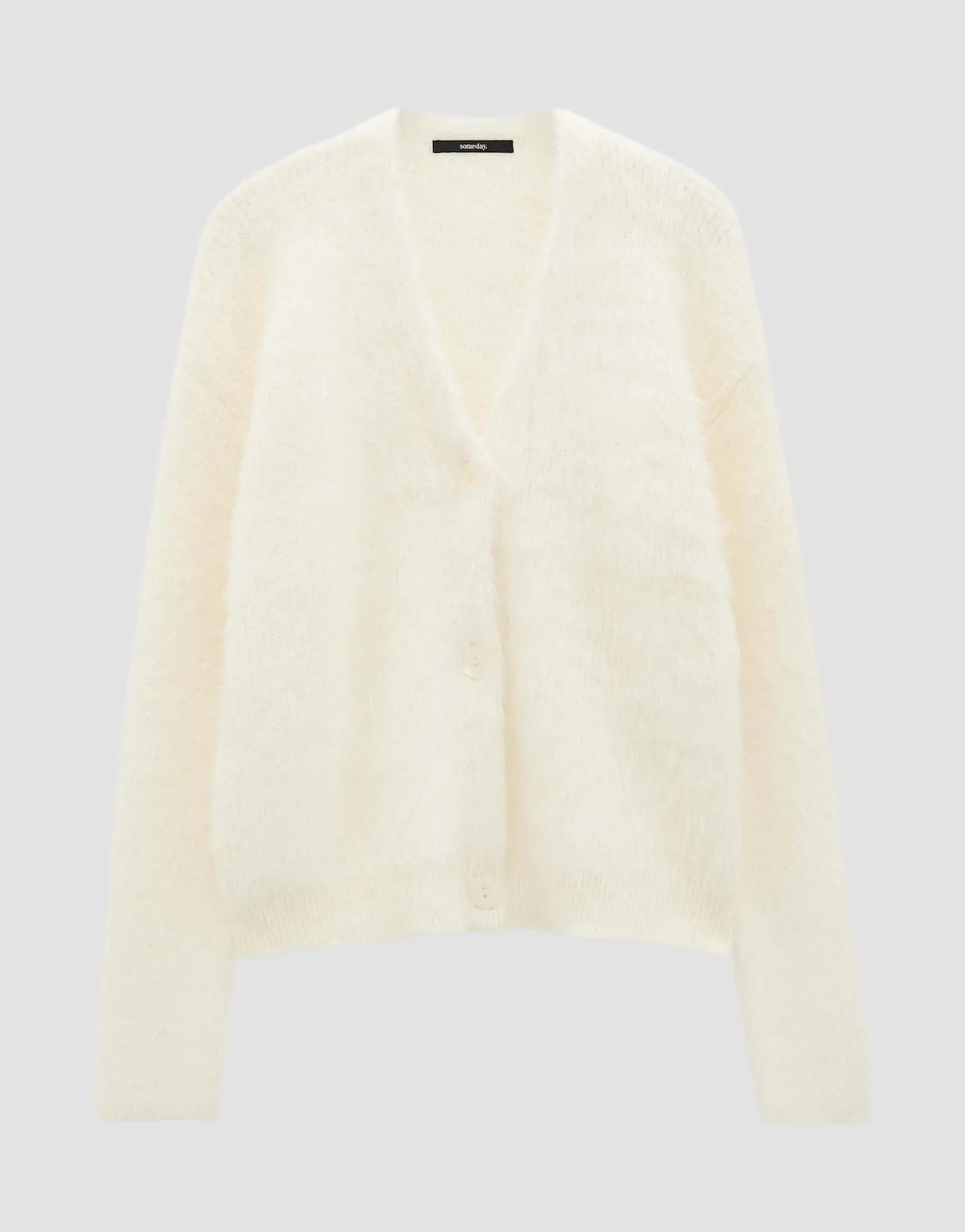 Fashion Weiche Strickjacke TANNAH Loose in Fake Fur Optik Strick