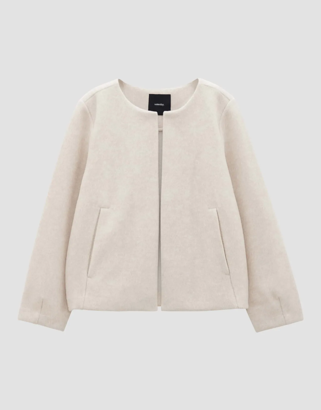 Fashion Weiche Sweatjacke UTINA Loose aus Viskose Mix Blazer & Westen|Sweat