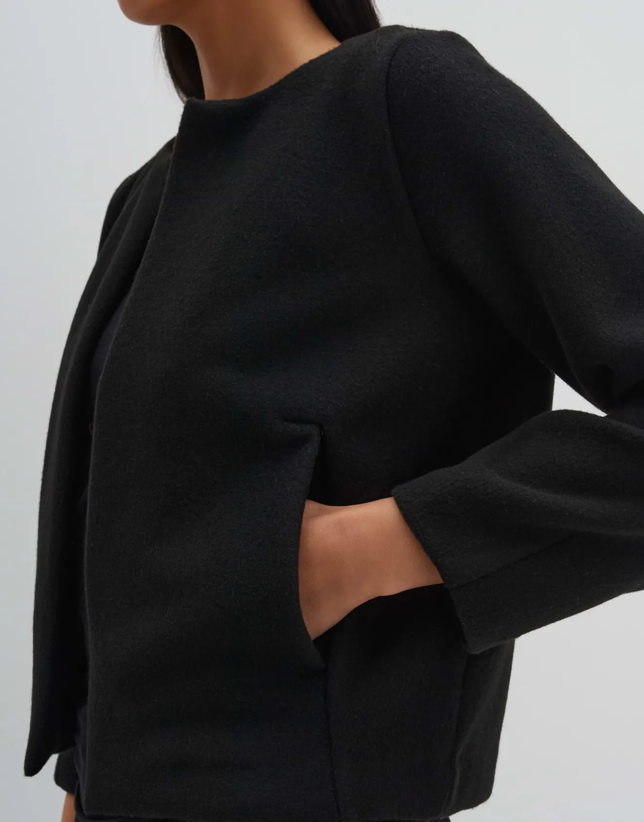 Best Sale Weiche Sweatjacke UTINA Loose aus Viskose Mix Sweat|Blazer & Westen
