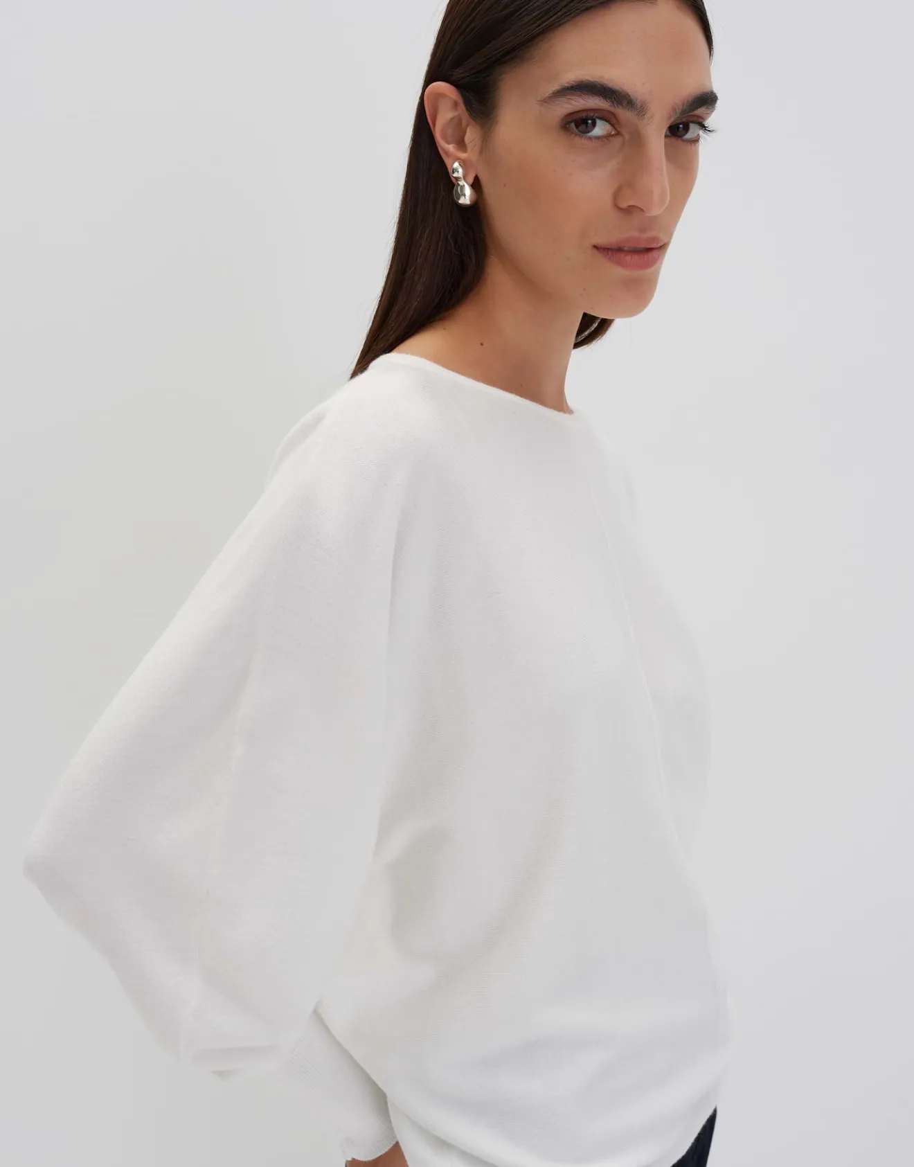 Discount Weicher Strickpullover TALIYA LINE Loose Strick