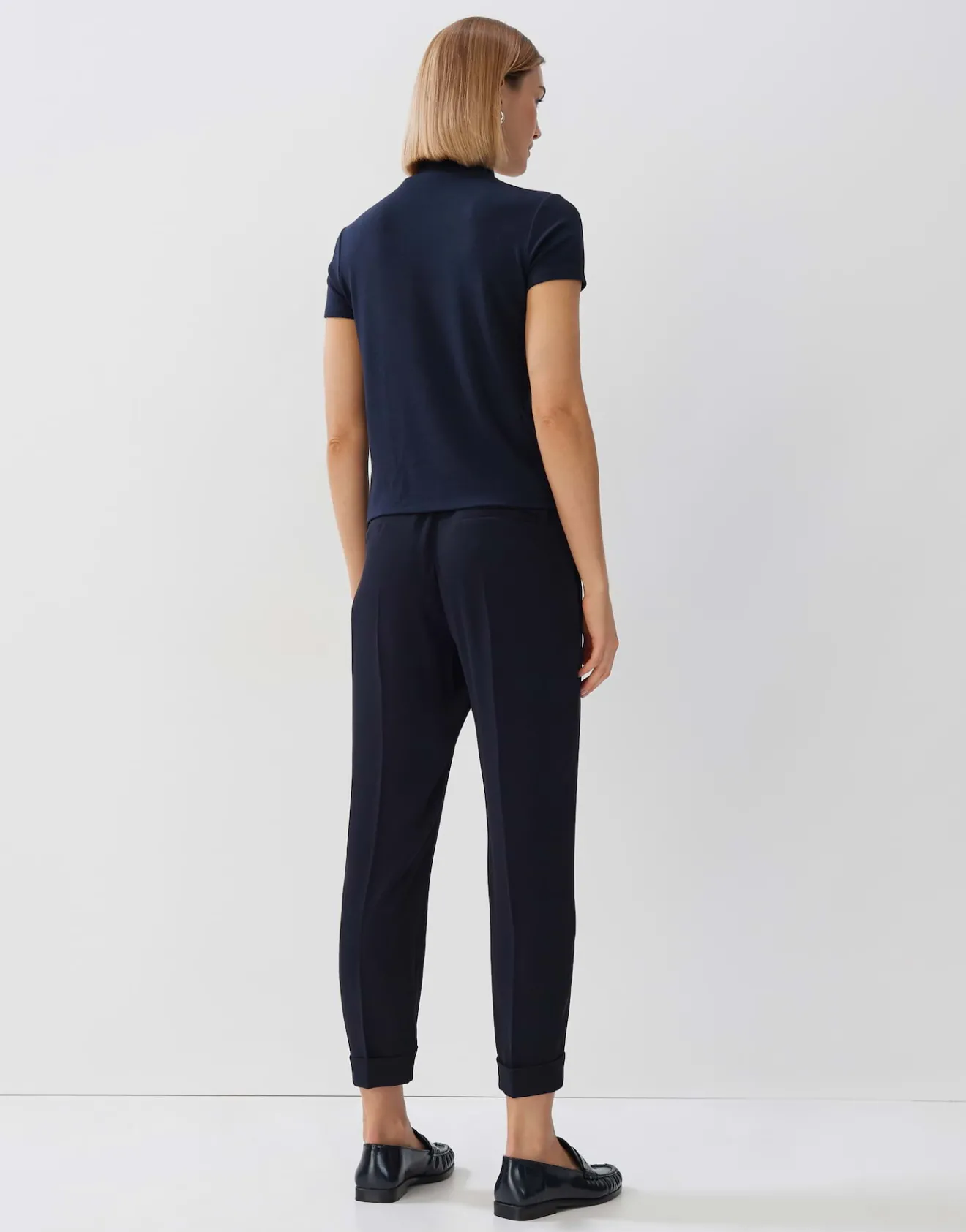 Discount Weiches Rippshirt KARLUSIA Slim aus Modal Mix Shirts