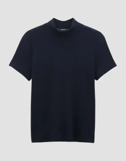 Discount Weiches Rippshirt KARLUSIA Slim aus Modal Mix Shirts