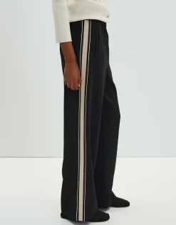 Sale Weite Stoffhose CEVIL GALON mit elastischem Gummibund Hosen