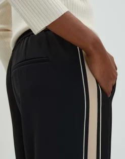 Sale Weite Stoffhose CEVIL GALON mit elastischem Gummibund Hosen