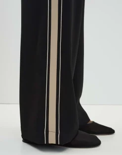 Sale Weite Stoffhose CEVIL GALON mit elastischem Gummibund Hosen