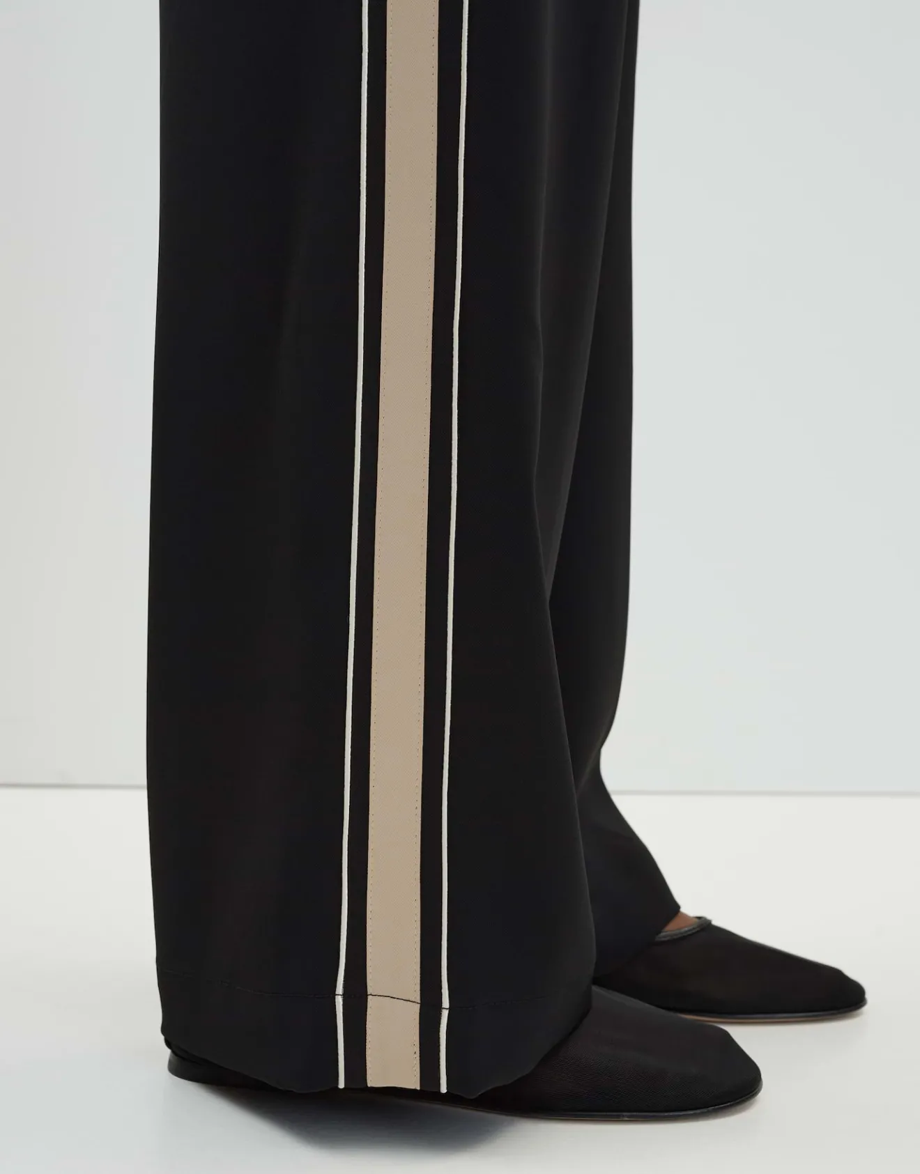 Sale Weite Stoffhose CEVIL GALON mit elastischem Gummibund Hosen