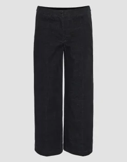 Shop Wide Cropped Pants MONDAI aus weichem Samt Hosen