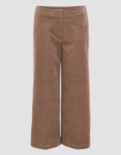 Shop Wide Cropped Pants MONDAI aus weichem Samt Hosen