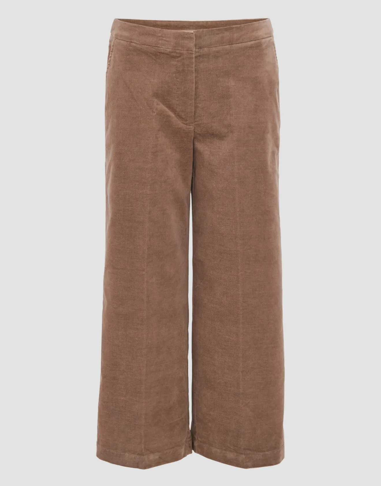 Shop Wide Cropped Pants MONDAI aus weichem Samt Hosen