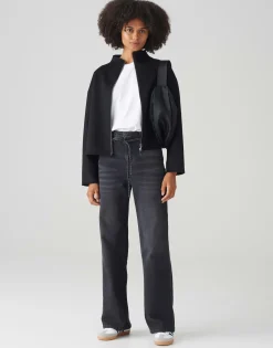 Best Wide Leg Jeans MARLI BELT High Rise mit Stretch-Anteil Jeans