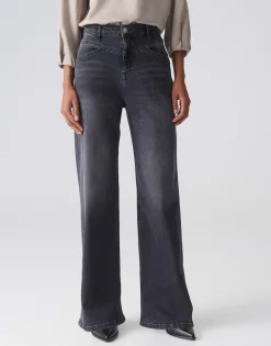 Cheap Wide Leg Jeans MARLI CLASSY High Rise mit hohem Stretch-Anteil Jeans