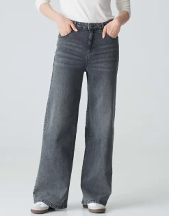 Outlet Wide Leg Jeans MARLI PALAZZO High Rise mit Stretch Jeans