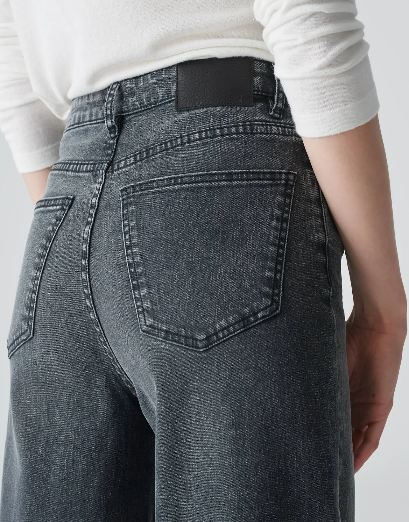 Outlet Wide Leg Jeans MARLI PALAZZO High Rise mit Stretch Jeans