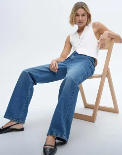 Outlet Wide Leg Jeans MIVY High Rise mit Stretch-Anteil Jeans