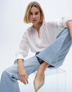 Outlet Wide Leg Jeans MIVY High Rise mit Stretch-Anteil Jeans