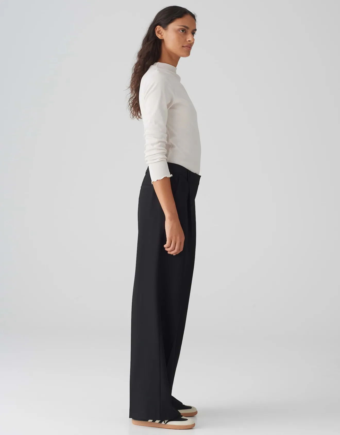 Best Wide Leg Pants MARIENA mit Komfortbund Hosen