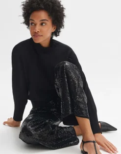 Best Sale Wide Leg Pants MIKKELINE mit Pailletten Hosen