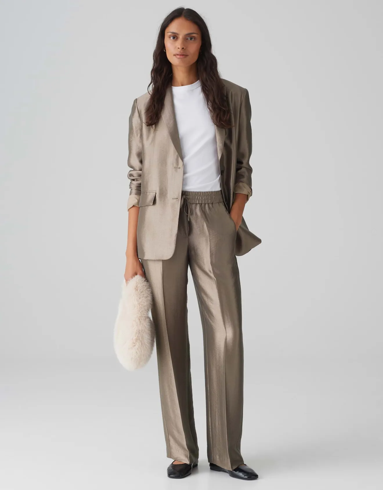 Hot Wide Leg Pants MOSMIC mit elastischem Gummibund Hosen