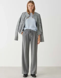 Best Sale Wide Leg Pants MUTASI aus elastischem Viskose Mix Hosen