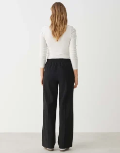 Fashion Wide Leg Pants MUTASI aus elastischem Viskose Mix Hosen