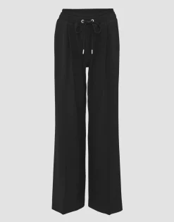 Fashion Wide Leg Pants MUTASI aus elastischem Viskose Mix Hosen